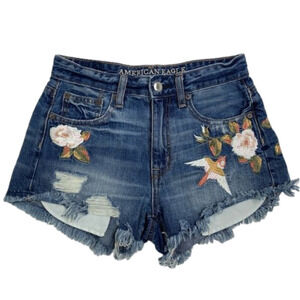 𝅺American Eagle Vintage Hi-Rise Festival Shorts